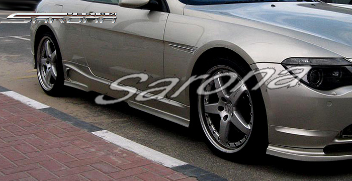Custom BMW 6 Series Side Skirts  Coupe & Convertible (2004 - 2010) - $850.00 (Part #BM-002-SS)